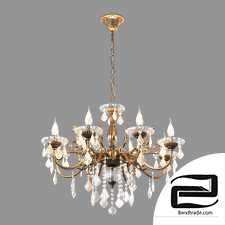 Chandelier with crystal Eurosvet 3281/8 bronze Elisha