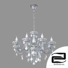 Chandelier with crystal Eurosvet 3281/8 bronze Elisha