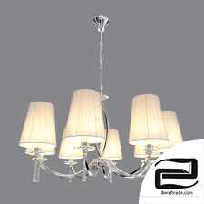 Hanging chandelier with lampshades Eurosvet 60079/8 Valery