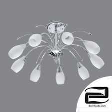 Ceiling chandelier with plafonds Eurosvet 22080/9 chrome Ginevra