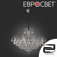 Hanging chandelier with crystal Eurosvet 10080/12 Crystal