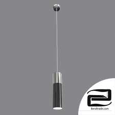 Eurosvet 50135/1 LED pendant light chrome/black pearl