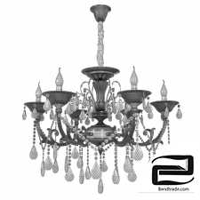 Bogate's 278/6 Strotskis crystal chandelier