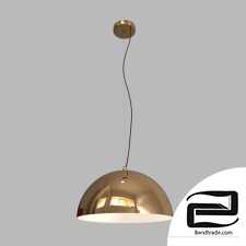 Eurosvet 50147/3 Gold Cupola pendant Light