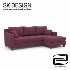 Corner sofa bed Mendini EKL