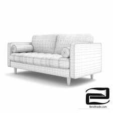 Scott three seat sofa