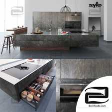 Kitchen furniture Zeyko Forum Stone Oceangreen