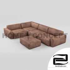 Nirvana large corner modular sofa, Nirvana Sectional Group Large