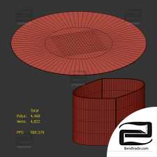 Monoplauto Round Table by Miniforms