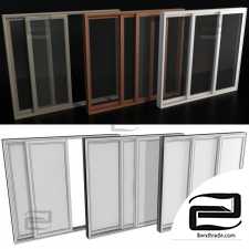 Sliding Stained Glass Aluminum Doors / Sliding Stained Glass Aluminum Doors