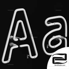 Neon Light Lamp 03 - Alphabet