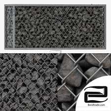 Gabion cage rock stone n1