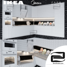 Kitchen furniture Ikea Herrestad, Midea, Zara home