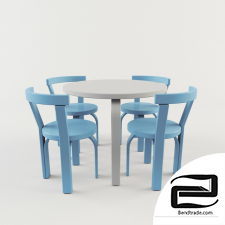 Set of children's table and chairs