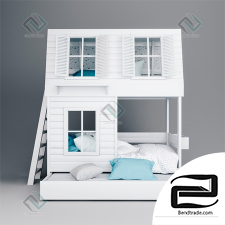 Children's bed Bed-house