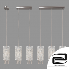 Pendant lamp with crystal Eurosvet 1181 Laguna