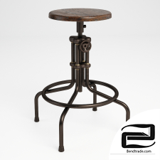 GRAMERCY HOME - ISAAC COUNTER HIGH STOOL 445.002C