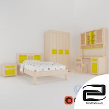 children's furniture 3D Model id 17794