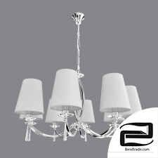 Hanging chandelier with lampshades Eurosvet 60079/8 Valery