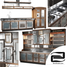 Kitchen furniture Marchi Cucine BAR & BARMAN