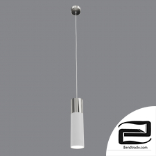 Eurosvet 50135/1 LED pendant light chrome/white