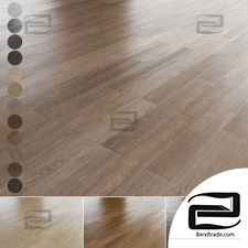 Oak parquet floor coverings