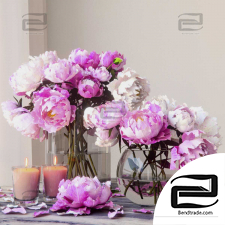Bouquets of peonies 06