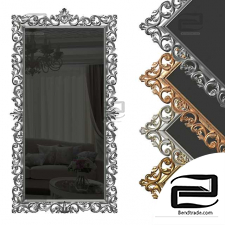 Mirrors In a carved frame