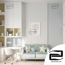 children's room 3d scene interior interior 