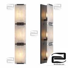 Rh Harlow Calcite Linear Wall Lamp