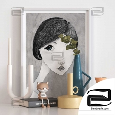 Geometry of sadness Decorative Set