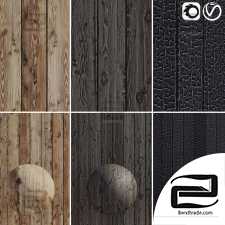 Material burnt wood