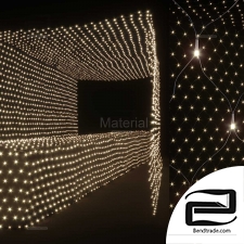 LED Mesh Garland Material