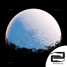 Material for creating a snow layer