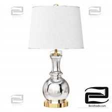 Lavelle 25 in table lamp. Mercury