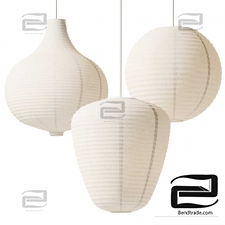 Rice Paper Pendant Lamp Collection by Brilliant