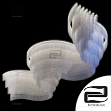 Masiero GALASSIA R1 DBL Ceiling lamp