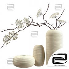 Bouquets of flowering branches