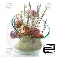 Bouquet of dried flowers