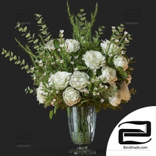 Bouquets of white rose