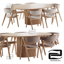 Table and chairs 58