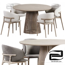 Melam chair, Jeanette table