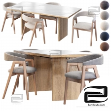 The Trevor chair and the Odri table from Divan.ru
