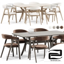 Trevor armchair Vebstr table from Divan ru