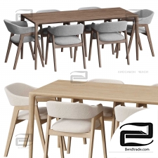 Deephouse table and chairs