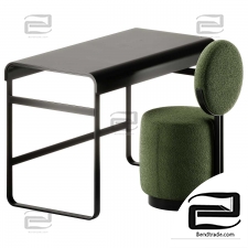 Alphabet table and Beauty Saba Italia chair