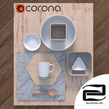 Kitchen set 3D Model id 14726
