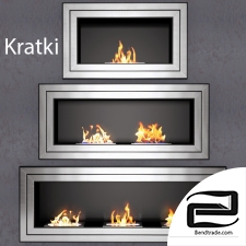 Juliet Bio-Fireplaces (Kratki) 1800/1500/1100