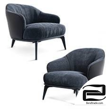 Minotti Leslie armchair 3D Model id 275