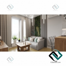 Moscow studia Guest prihojaya, interior
